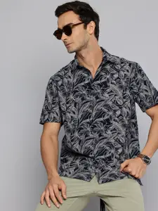 Flying Machine Floral Printed Pure Cotton Casual Shirt