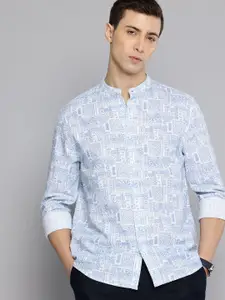 Flying Machine Geometric Printed Pure Cotton Casual Shirt