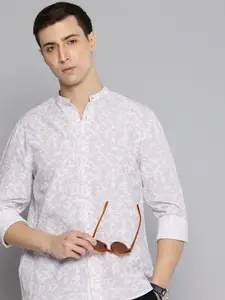 Flying Machine Geometric Printed Pure Cotton Casual Shirt