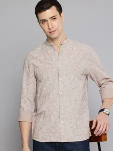 Flying Machine Geometric Printed Pure Cotton Casual Shirt