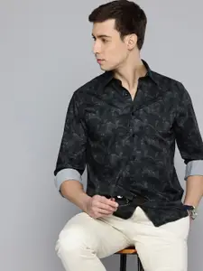 Flying Machine Slim Fit Floral Opaque Floral Printed Casual Shirt