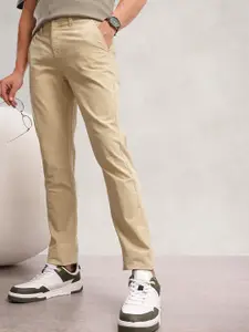 Nautica Men Smart Slim Fit Pure Cotton Chinos Trousers