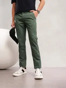 Nautica Men Smart Slim Fit Pure Cotton Chinos Trousers