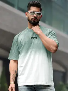 Maniac Men Dyed Round Neck Cotton T-shirt