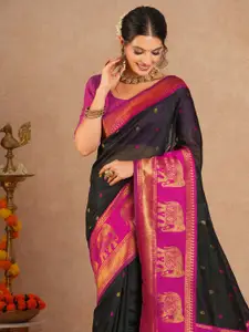 Saree mall Ethnic Motifs Designer Maheshwari Sarees
