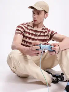 Kook N Keech Men Striped T-shirt