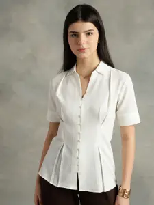 Strong And Brave Women Standard Opaque Formal Shirt