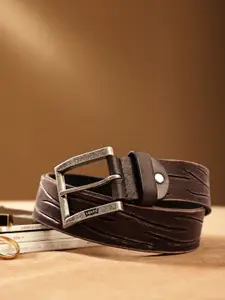 Levis Men Textured Leather Belt