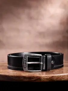 Levis Men Textured Leather Belt