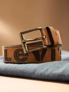 Levis Men Textured Leather Belt