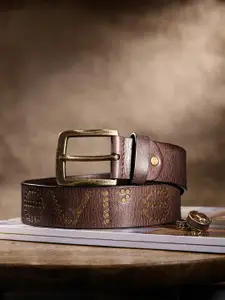 Levis Men Embellished Leather Belt