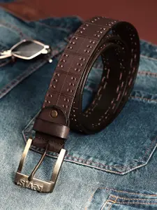 Levis Men Textured Leather Belt