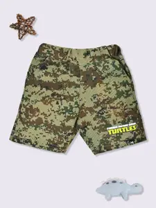 YK X Minute Mirth Boys Printed Shorts