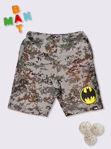 YK X Minute Mirth Boys Printed Batman Shorts