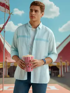 Louis Philippe Sport Men Slim Fit Opaque Colourblocked Casual Shirt