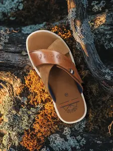 Bugatti Men Leather Comfort Sandals