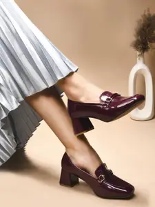 SHUZ TOUCH Women Block heel Western - Embellished Pumps