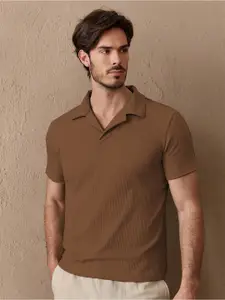 Moda Rapido Men Polo Collar T-shirt