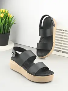 The Roadster Lifestyle Co. Women Colourblocked Flatform Heels