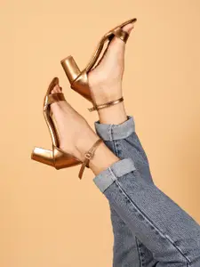 RUXBYPAYAL Women Block Sandals