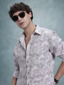 R.Code by The Roadster Life Co. Geometric Printed Casual Shirt