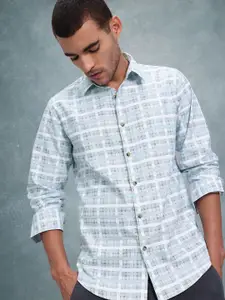 R.Code by The Roadster Life Co. Checked Casual Shirt