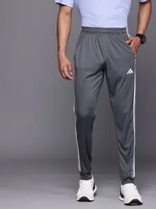 ADIDAS Men 3 Striped Mid-Rise Regular Fit Training Joggers