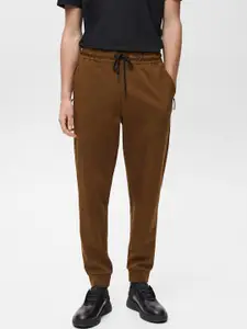 MANGO MAN Men Solid Joggers