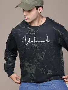 The Roadster Lifestyle Co. Men Printed Pure Cotton Sweatshirt