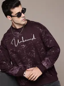 The Roadster Lifestyle Co. Men Printed Pure Cotton Sweatshirt
