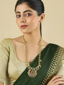 Kushal's Fashion Jewellery Copper Gold-Plated Necklace