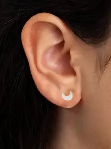 Anouk 925 Sterling Silver Contemporary Studs