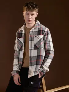 THE BEAR HOUSE Men Opaque Checked Casual Shirt