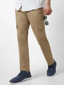 Urbano Fashion Men Regular Fit Solid Cargos Chino Pant with 6 Pockets Stretchable