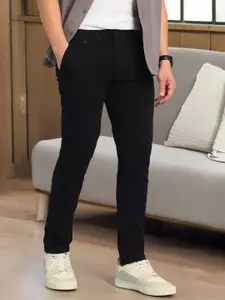 Dennis Lingo Men Relaxed Straight Fit Chinos Trousers