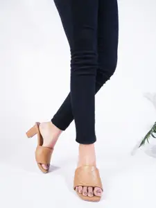 TRYME Ethnic Block Sandals