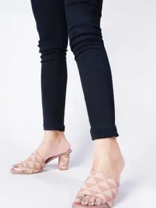 TRYME Ethnic Block Sandals