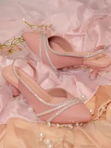 Looper Women Embellished Stiletto Mules Heels