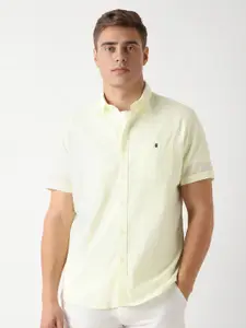 Louis Philippe Jeans Men Slim Fit Opaque Printed Casual Shirt