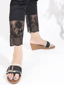 TRYME Party Wedge Sandals