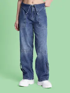 Bene Kleed Women High-Rise Light Fade Jeans - Baggy