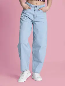 Bene Kleed Women Barrel fit High-Rise Jeans