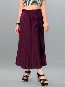 OTABU Pleated Midi Skirt