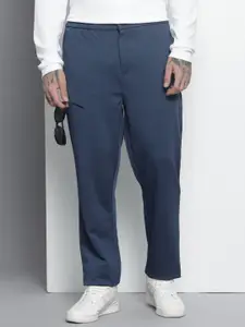 The Indian Garage Co Men Textured Trousers