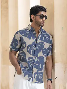 Powerlook Men Floral Opaque Printed Casual Shirt