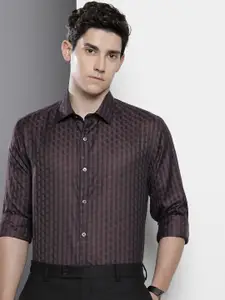 The Indian Garage Co. X Luxe Slim Fit Checked Formal Shirt