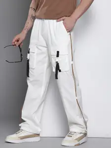 The Indian Garage Co. Men Toggle Detail Relaxed Cargos