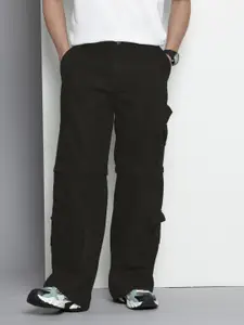 The Indian Garage Co Men Wide Leg Cargo Style Jeans Convertible Shorts