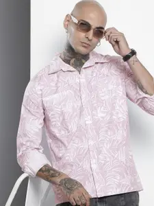 The Indian Garage Co Abstract Printed Pure Cotton Casual Shirt