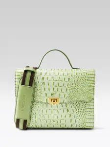 Hidesign ALISSON Textured Leather Satchel